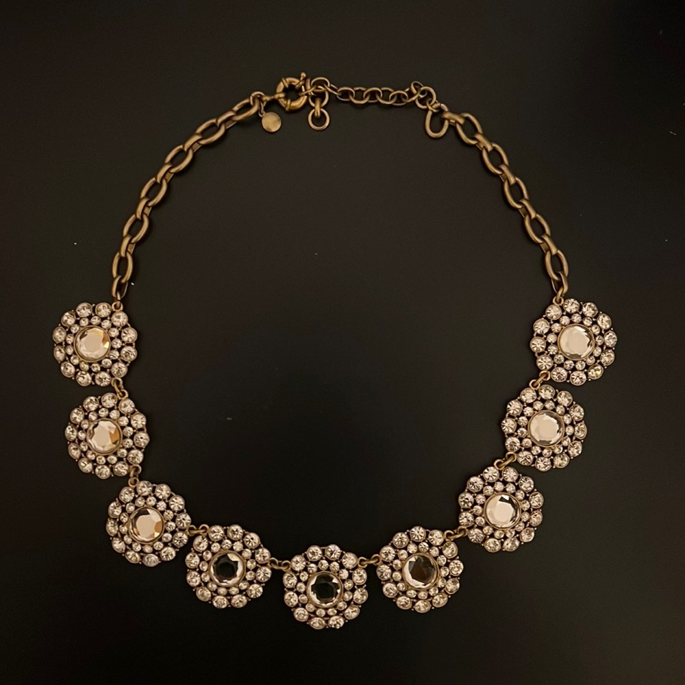 Jewel Floral Jcrew Statement Necklace